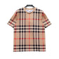 BUR Check Cotton Jacquard T-shirt in Beige - 382 - bbr0000382 image 0