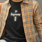 SUP Cross Box Logo T-Shirt in Black - 512 - spm0000512 image 9