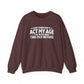 Graphic Print Crewneck Sweatshirt - POD0034 image