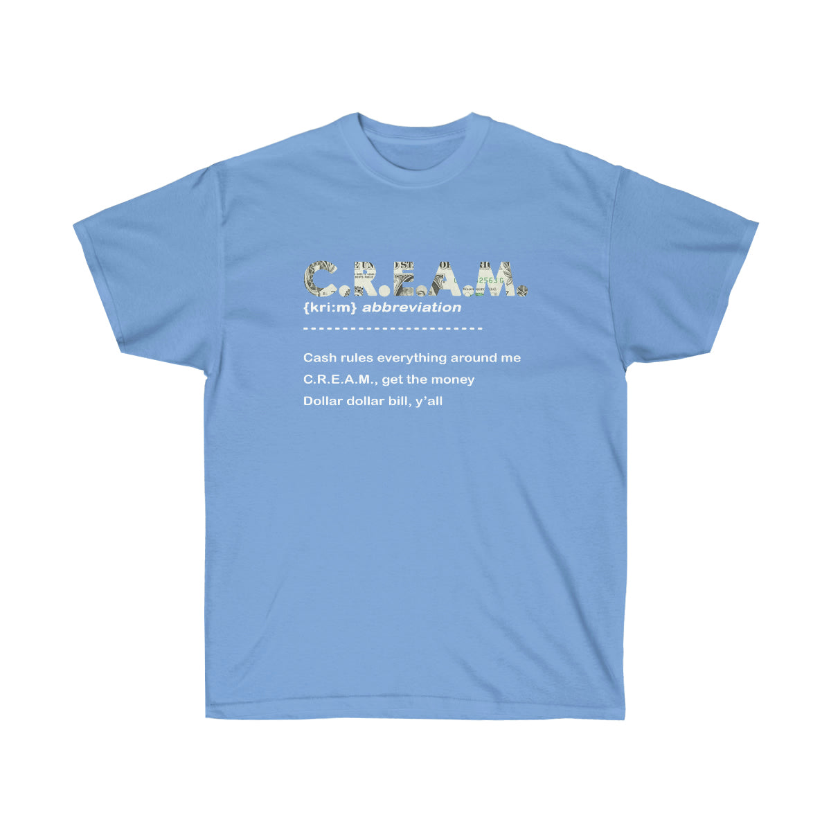CREAM Definition Men T-Shirt - Carolina Blue, M image