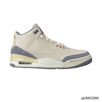 AJ 3 Muslin Shoes Sneakers - nk0002008 image 0