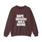 Graphic Print Crewneck Sweatshirt - POD0036 image 44