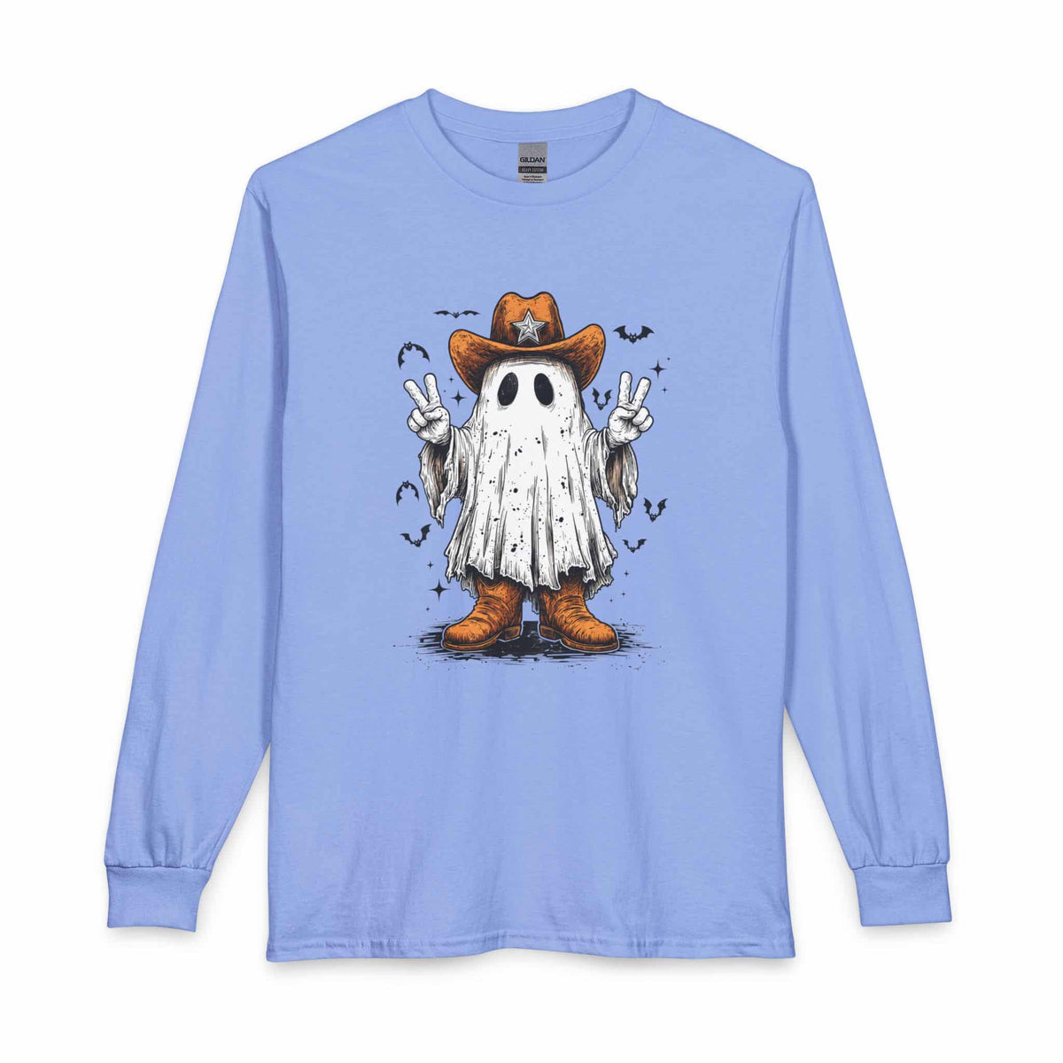 Howdy Ghost Long Sleeve T-Shirt image
