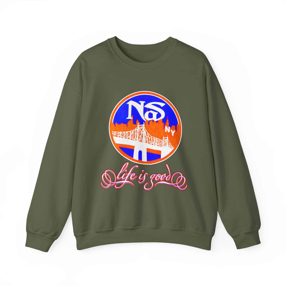 Life Is Good Crewneck Sweatshirt image