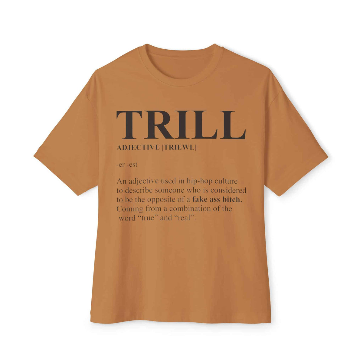 Trill Definition Unisex Oversized Boxy Tee image 12