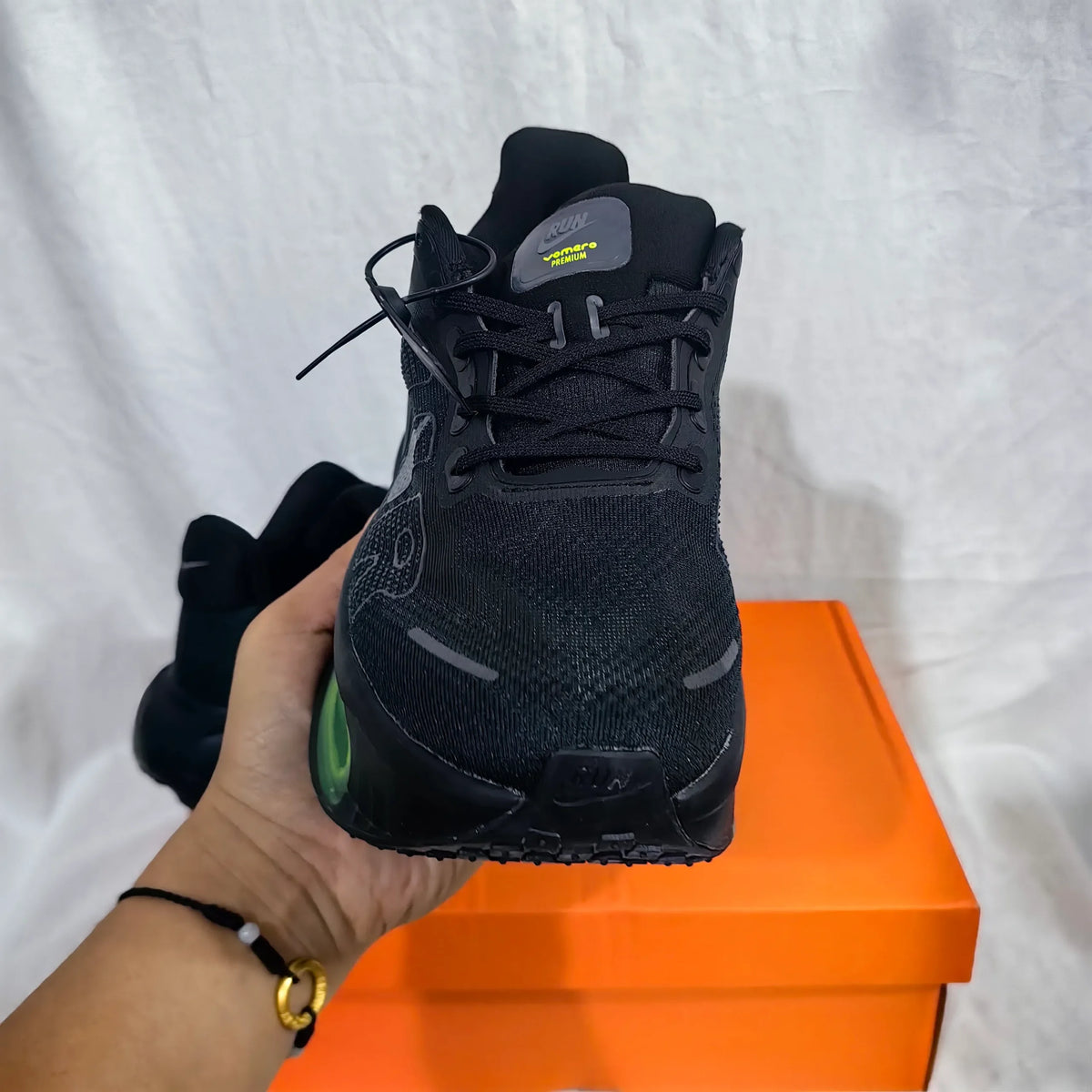 Vomero Premium Black Volt Shoes Sneakers – nk0005017 image 5