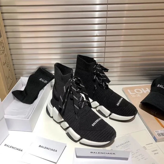 BLCG Speed 2.0 Lace-Up Black White Shoes Sneakers - bl0000007 image 4