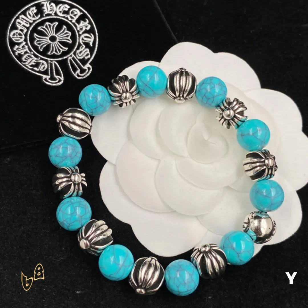 CH Blue Tiger Eye Stone Bracelet - CH0056 - Blue 2 image