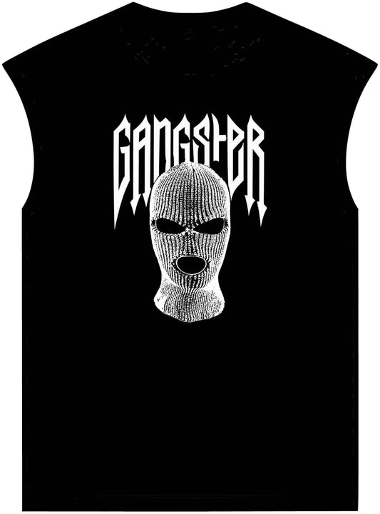 Gangster Mask Unisex Garment-Dyed Muscle Tee image 0