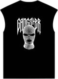 Gangster Mask Unisex Garment-Dyed Muscle Tee image 0
