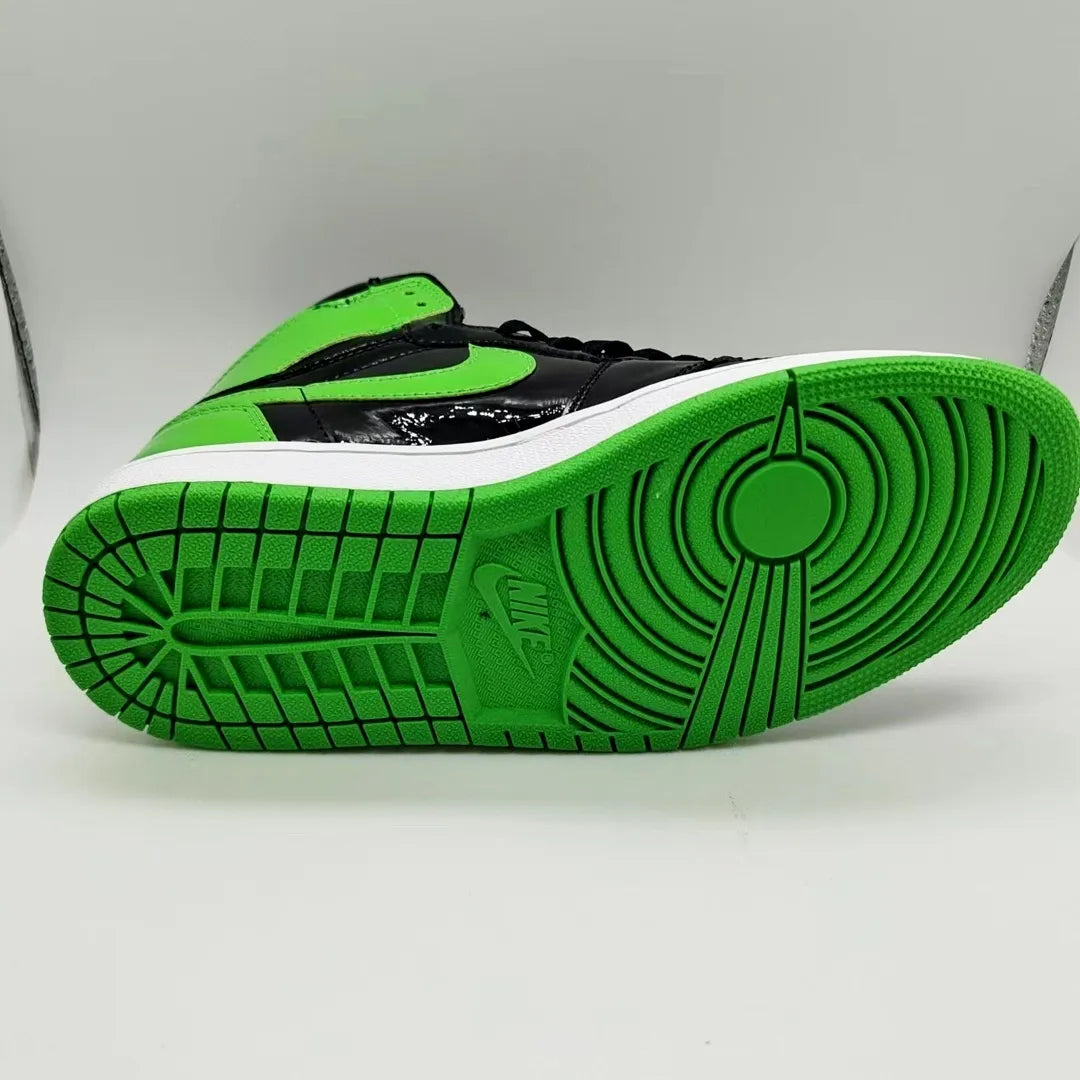 AJ 1 High OG Patent Green Shoes Sneakers – nk0004695 image 5