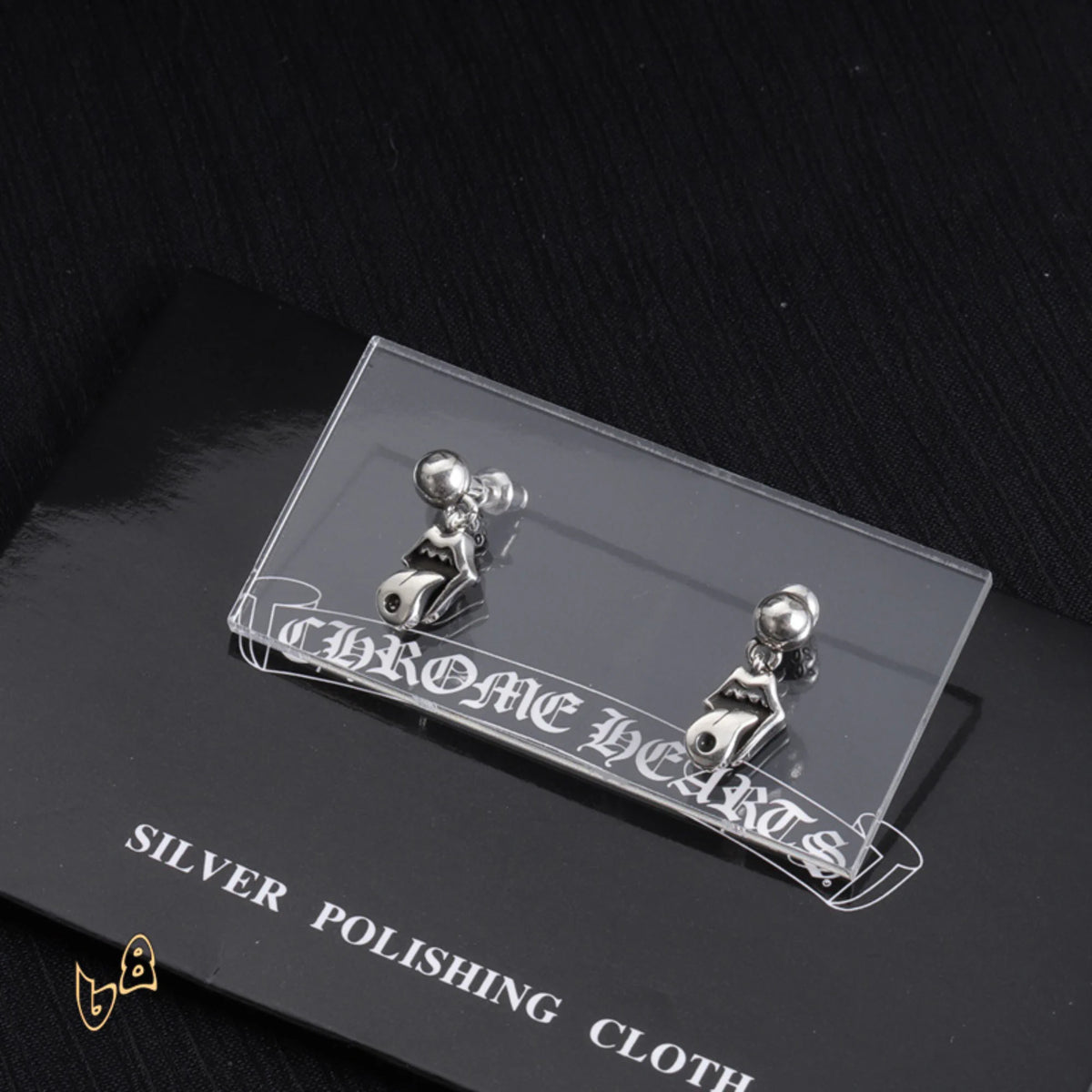 CH Cross Lip Tongue Earrings - CH0151 image 2
