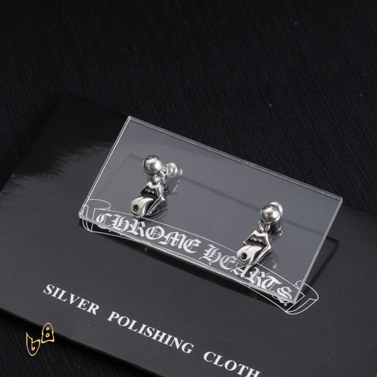 CH Cross Lip Tongue Earrings - CH0151 image 2