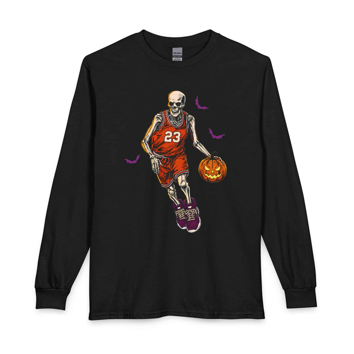 Halloween Basketball Long Sleeve T-Shirt image