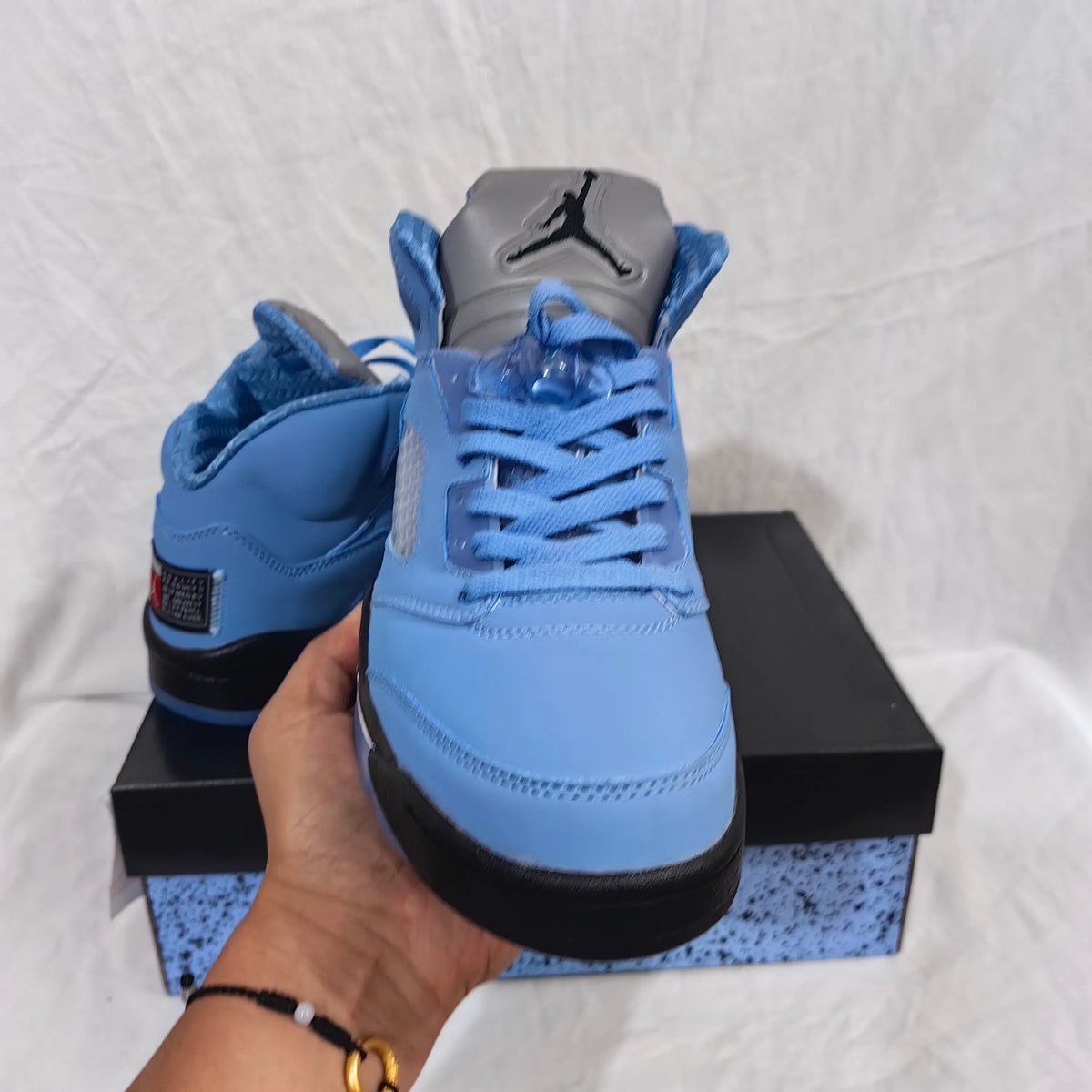 AJ 5 UNC University Blue Shoes Sneakers - nk0002350 image 7