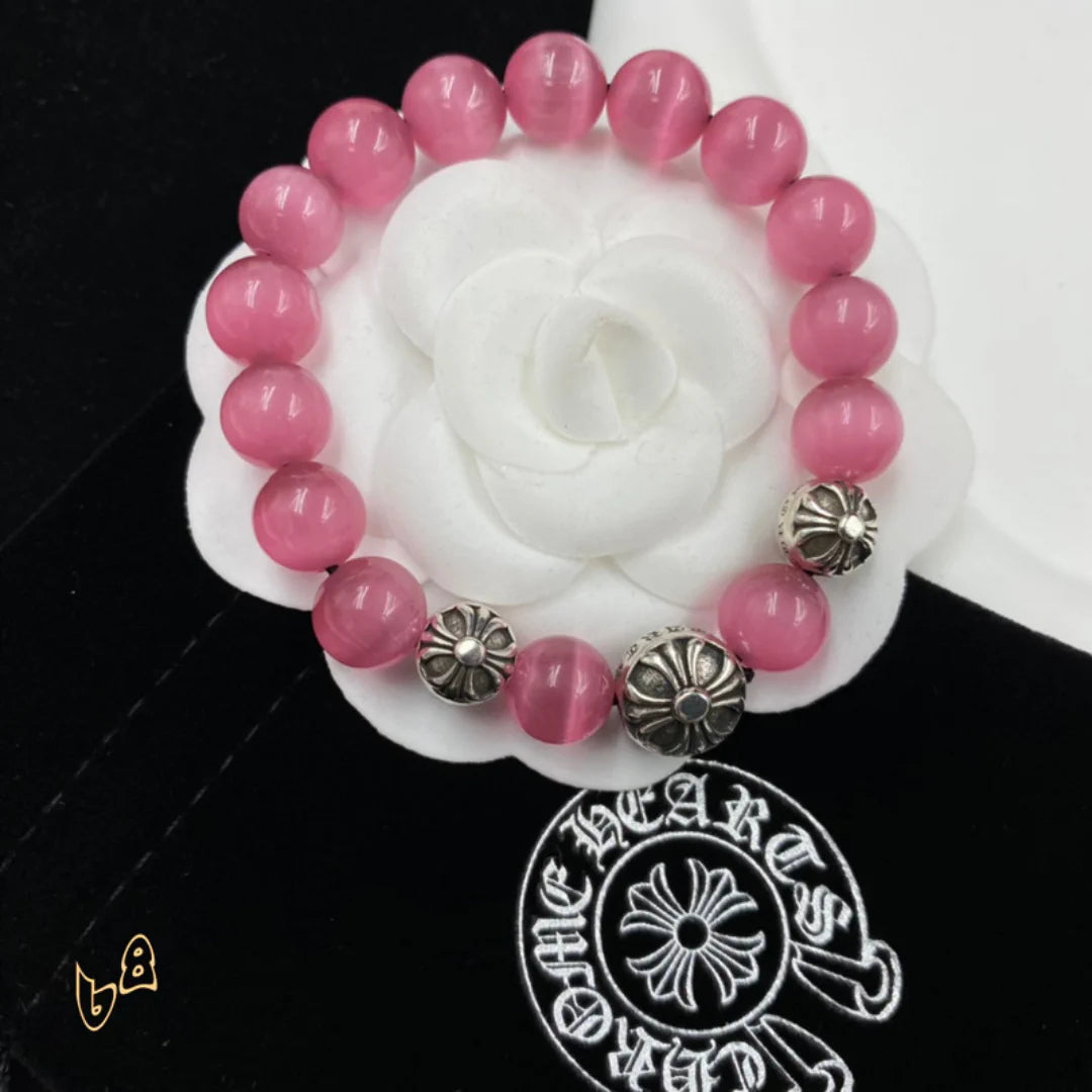 CH Pink Tiger Eye Stone Bracelet - CH0055 image 5