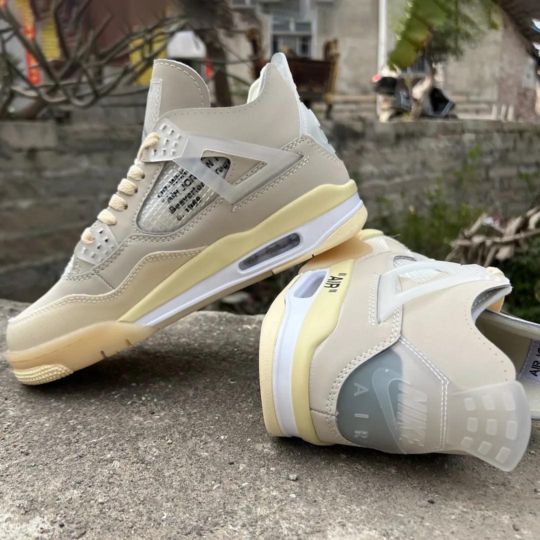 OW x AJ 4 Sail Shoes Sneakers – nk0001339 image 4