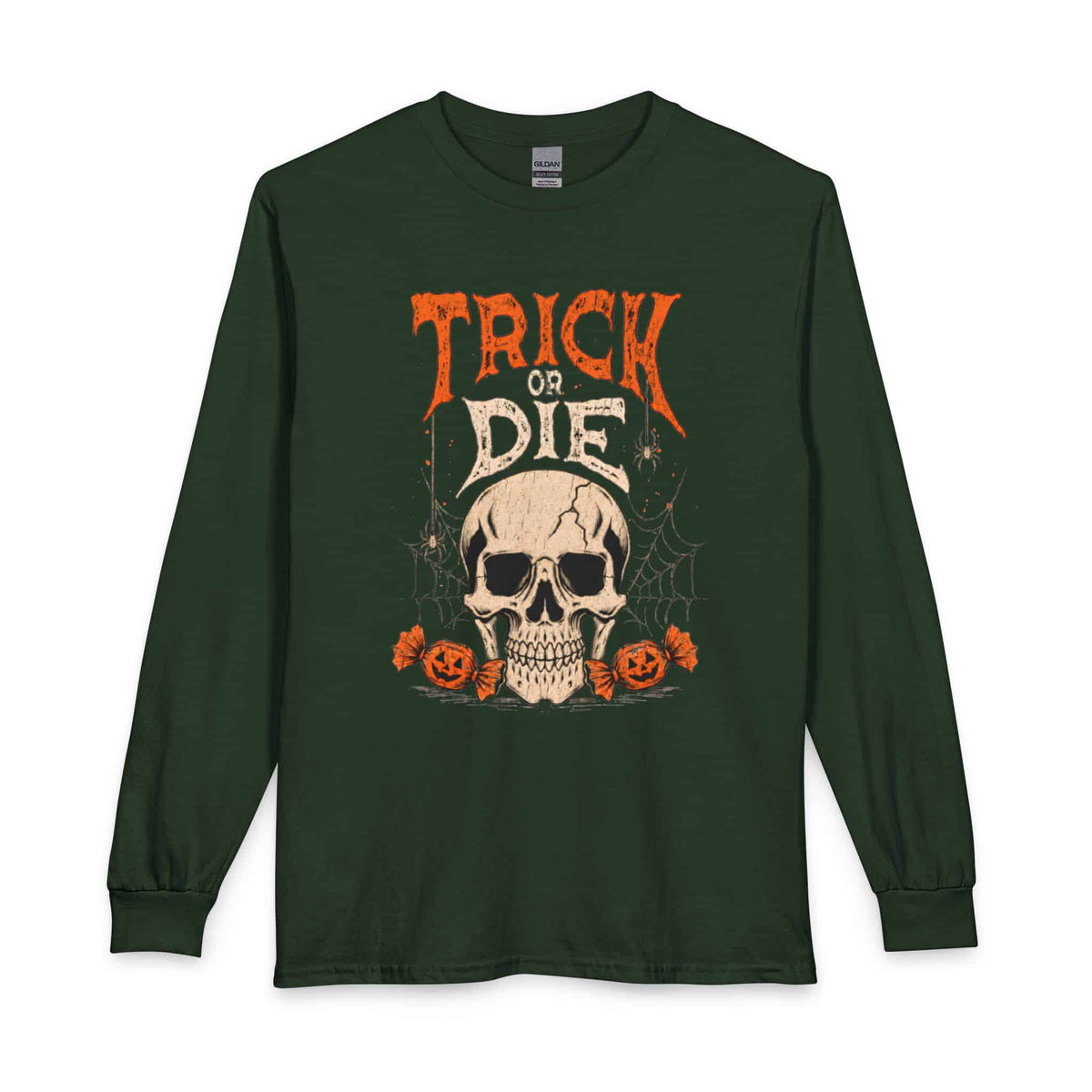 TRICK OR DIE Long Sleeve T-Shirt image