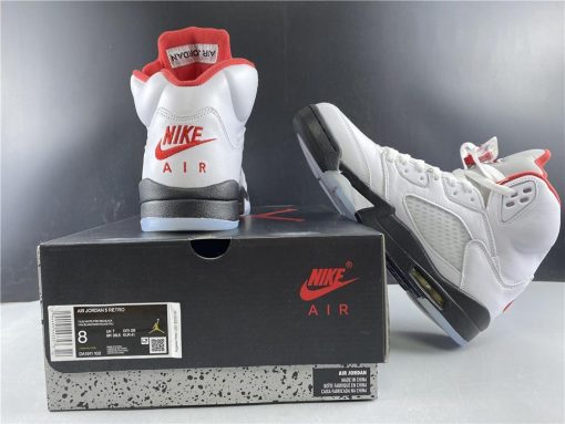 AJ 5 Fire Red Silver Tongue (2020) Shoes Sneakers - nk0000787 image 14