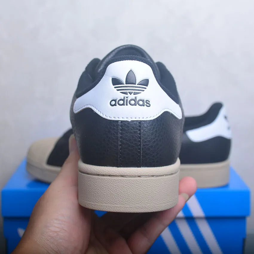 AD Superstar II Core Black / Core White / Khaki Three Shoes Sneakers - nk0005444 image 2