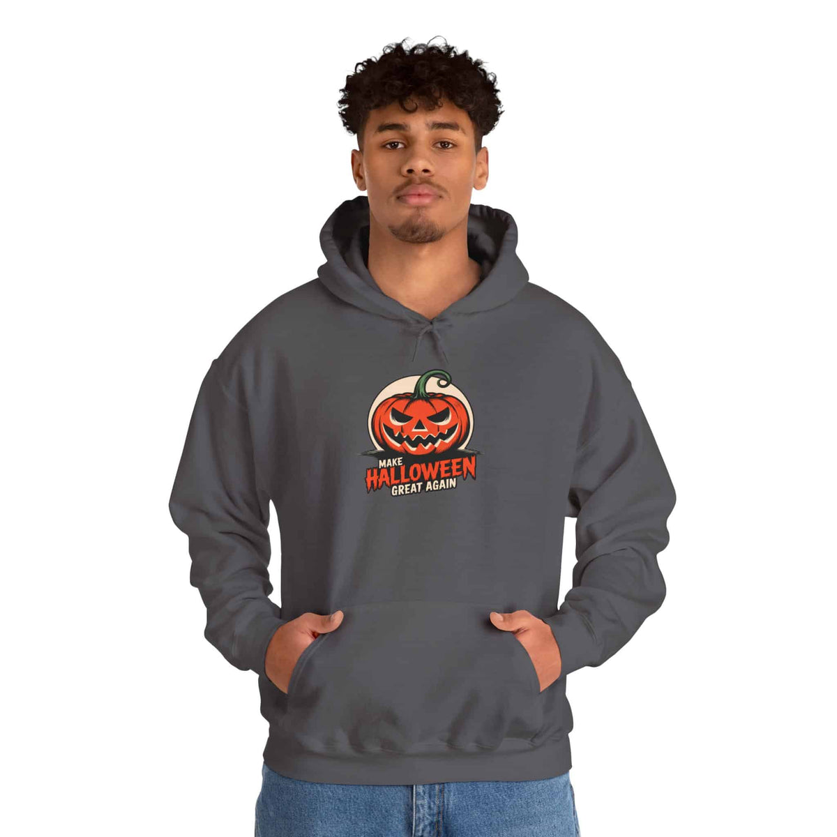 Make Halloween Great Again Hooded Sweatshirt image 57
