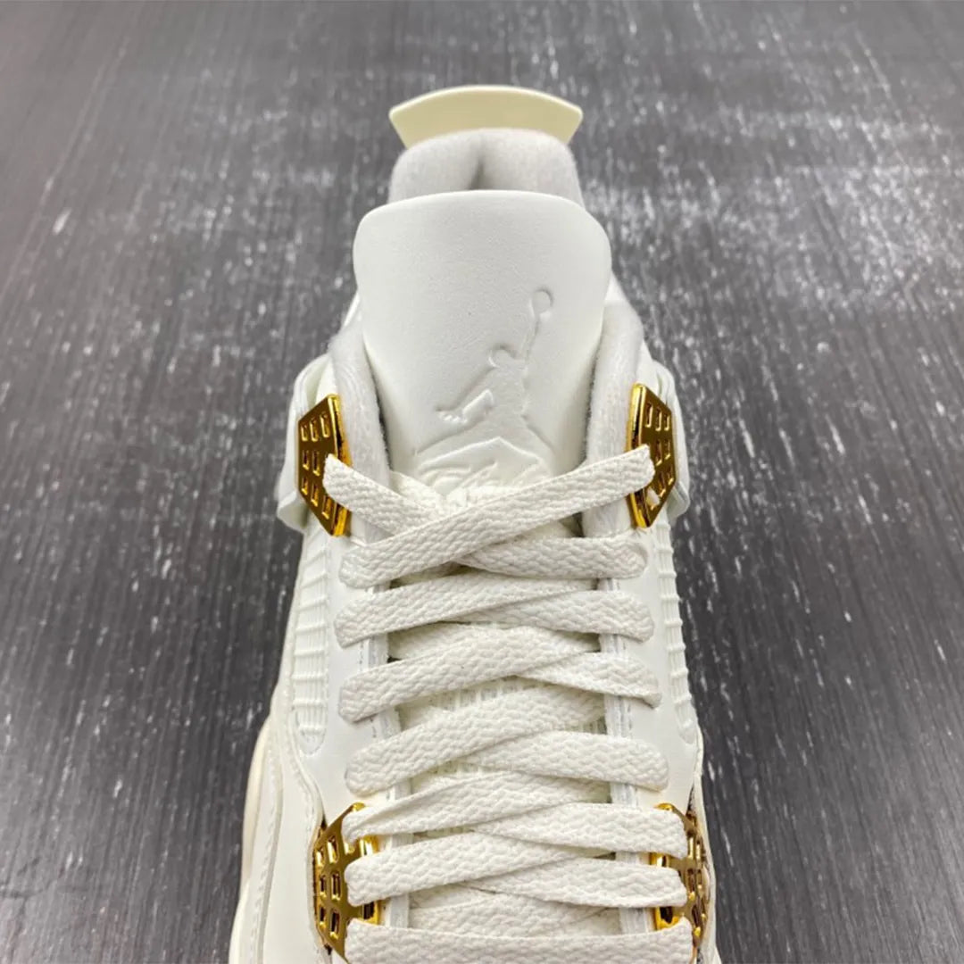 AJ 4 Sail Metallic Gold Shoes Sneakers - nk0003549 image 9