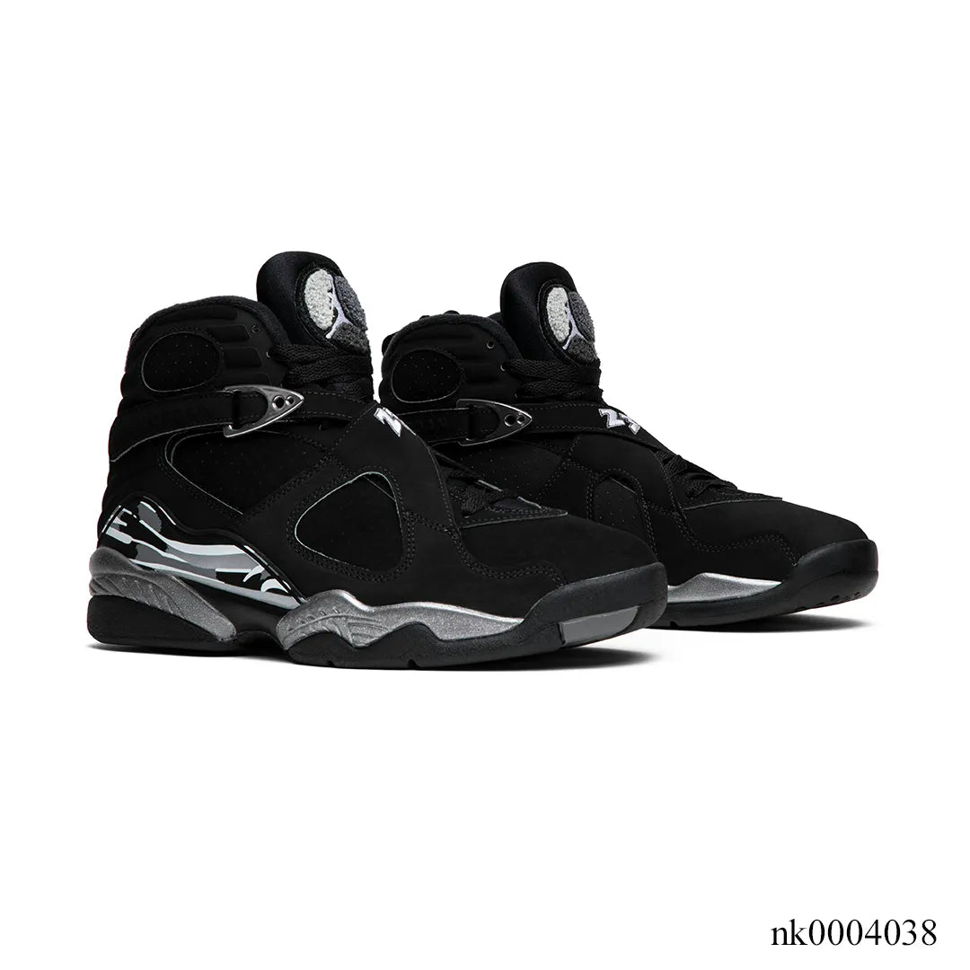 AJ 8 Black Chrome Shoes Sneakers – nk0004038 image 2