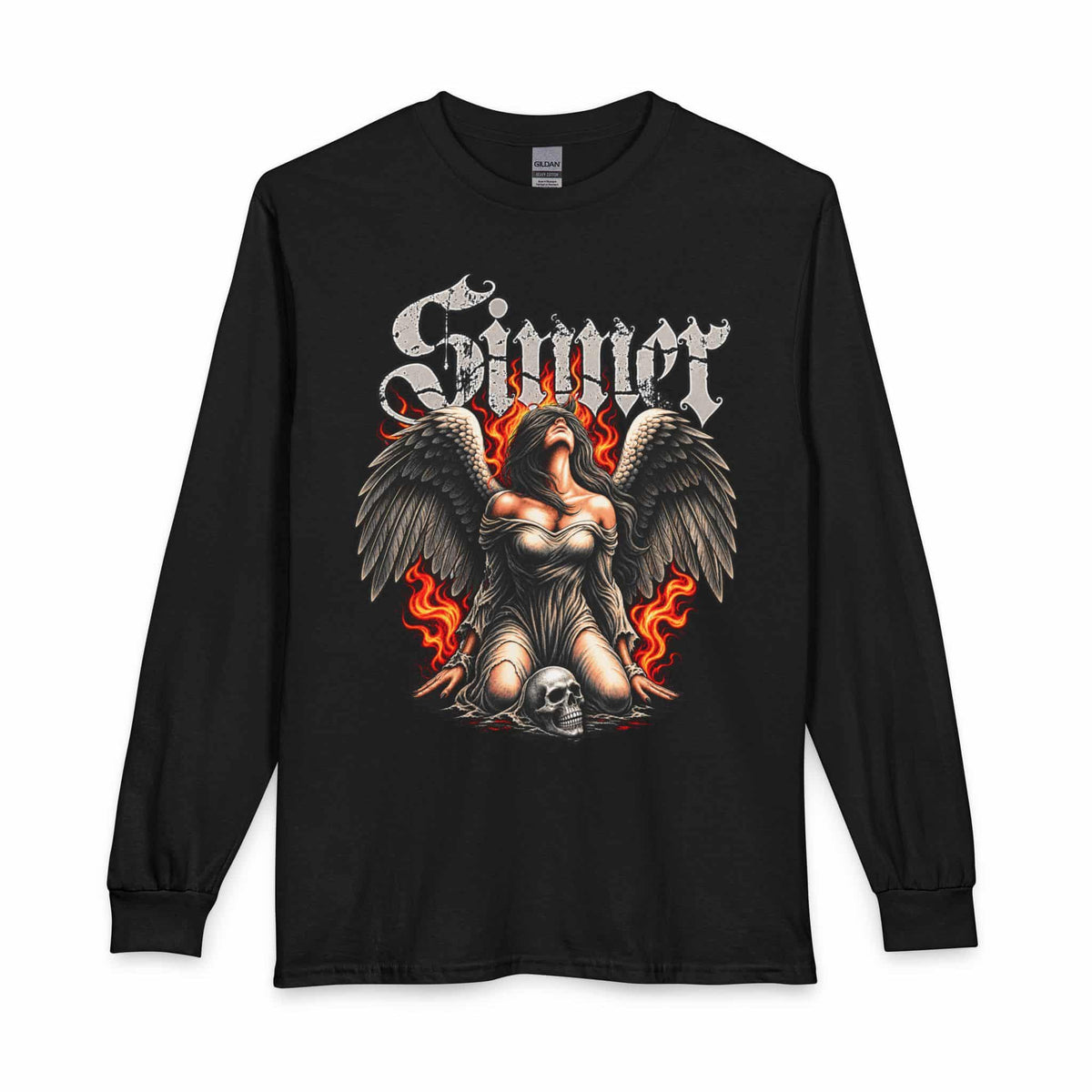 Sinner’s Flame Long Sleeve T-Shirt image