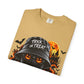 Spooky Streetwear Masked Unisex Garment-Dyed T-shirt image 32
