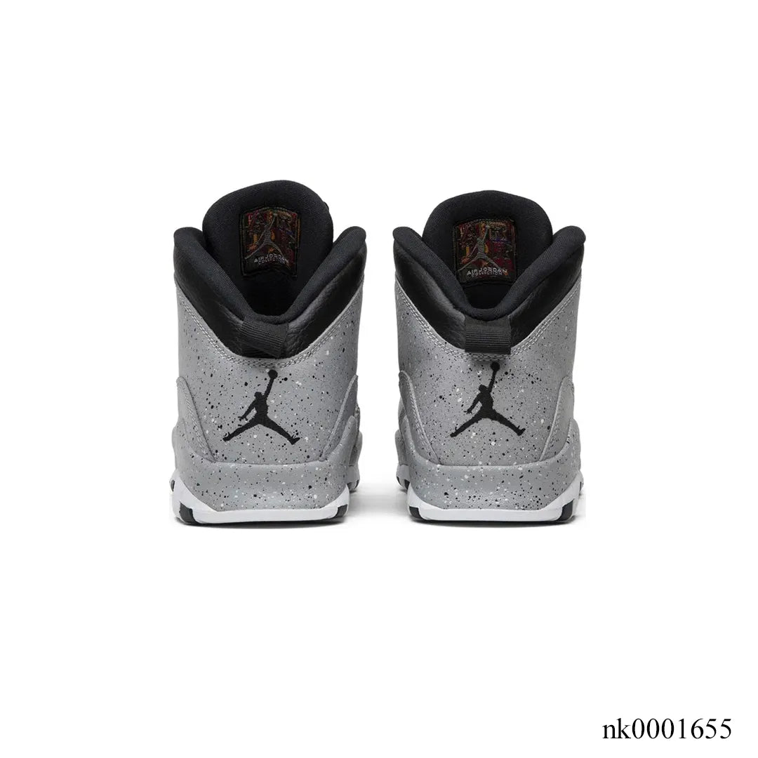 AJ 10 Cement Shoes Sneakers - nk0001655 image 3