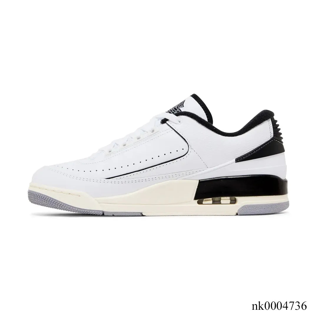 AJ 2/3 White Black Shoes Sneakers - nk0004736 image 1
