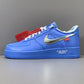 AF 1 Low OW MCA University Blue Shoes Sneakers - nk0000004 image 9