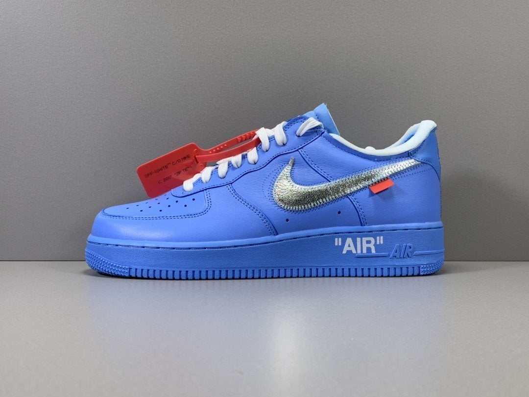 AF 1 Low OW MCA University Blue Shoes Sneakers - nk0000004 image 9