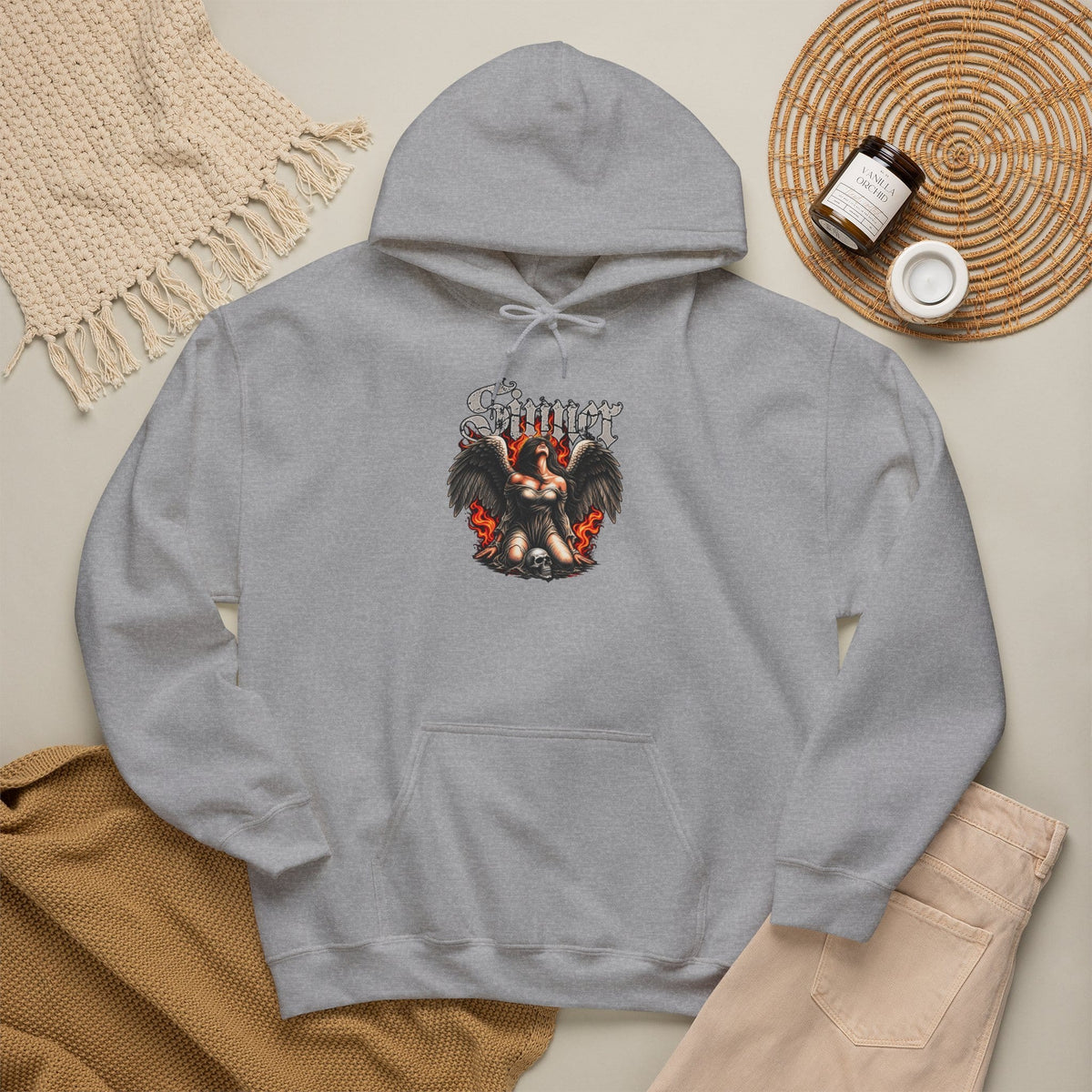 Sinner’s Flame Hooded Sweatshirt image 89
