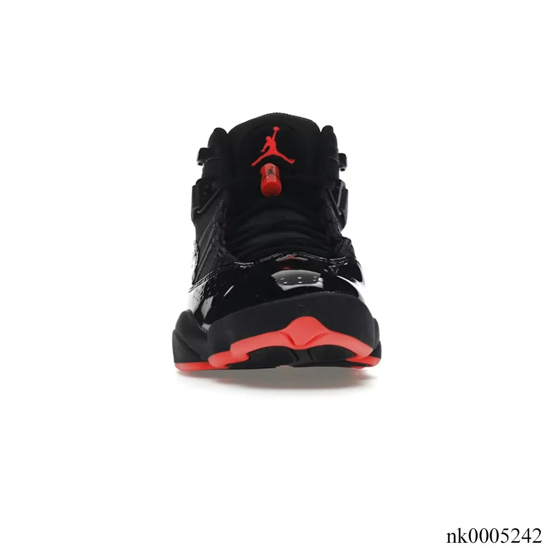 AJ 6 Rings Black Infrared Shoes Sneakers - nk0005242 image 3