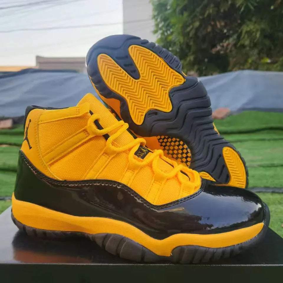 AJ 11 Gamma Black & Yellow Shoes Sneakers – nk0004795 image 4