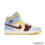 AJ 1 Mid SE Fearless Maison Chateau Rouge Shoes Sneakers - nk0000212 image 0