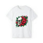 Flower Skull T-Shirt - White, M image