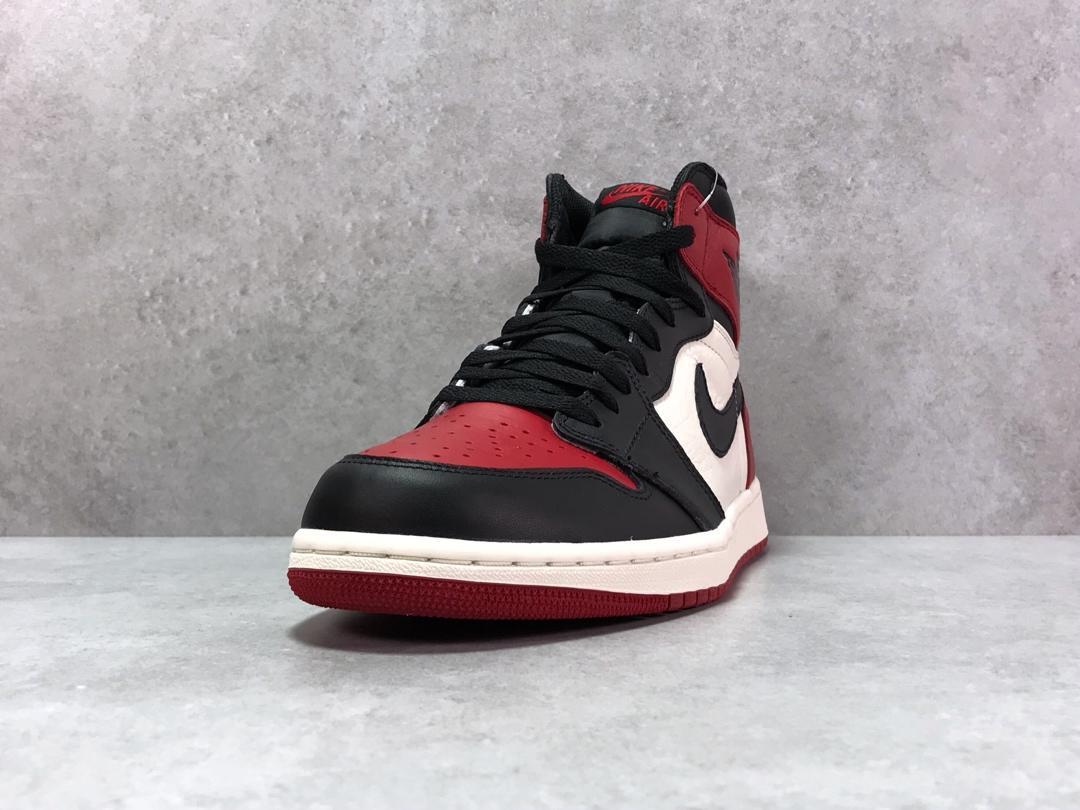 AJ 1 Retro High Bred Toe Shoes Sneakers - nk0000377 image 5