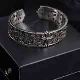 CH Chunky Cross Link Cuff Bracelet - CH0080 image 0