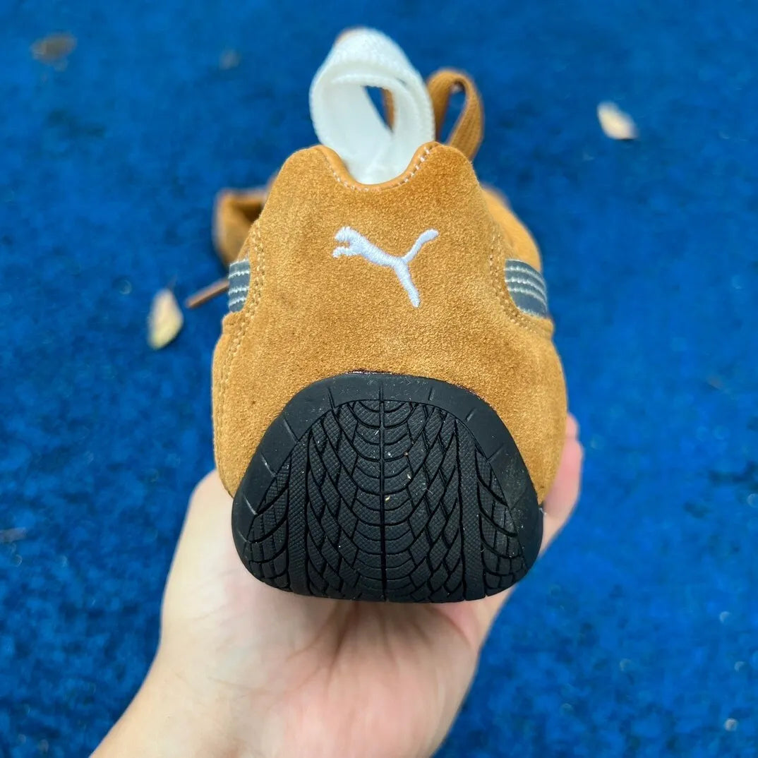 PM Speedcat Lace-up Honey Silver Shoes Sneakers - pm0000013 image 4