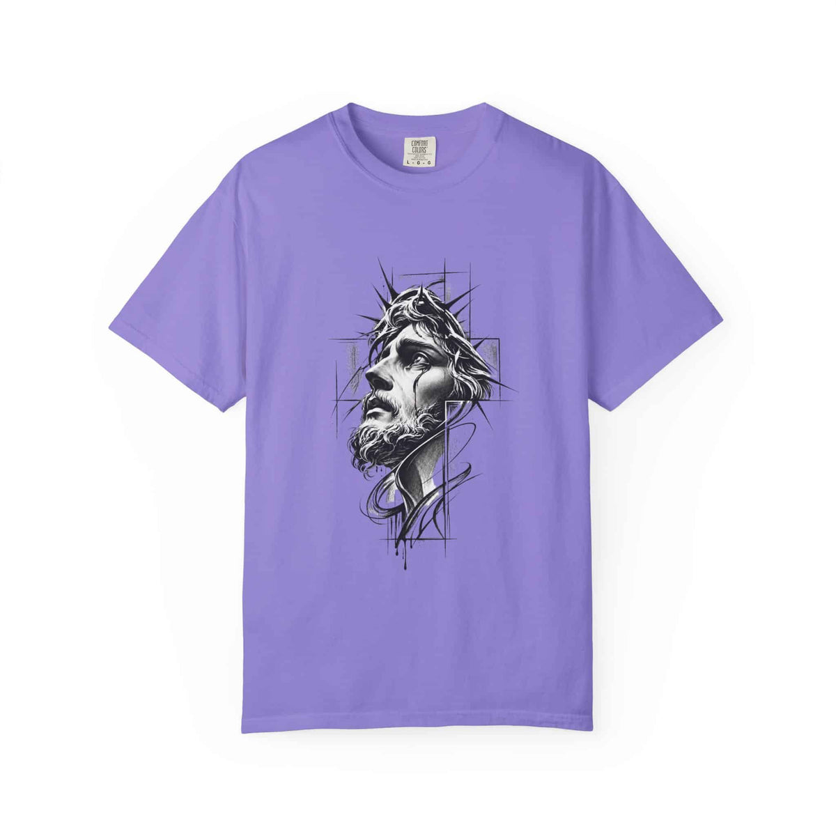 Crown of Faith 1 Unisex Garment-Dyed T-shirt image