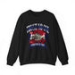 Graphic Print Crewneck Sweatshirt - POD0037 image