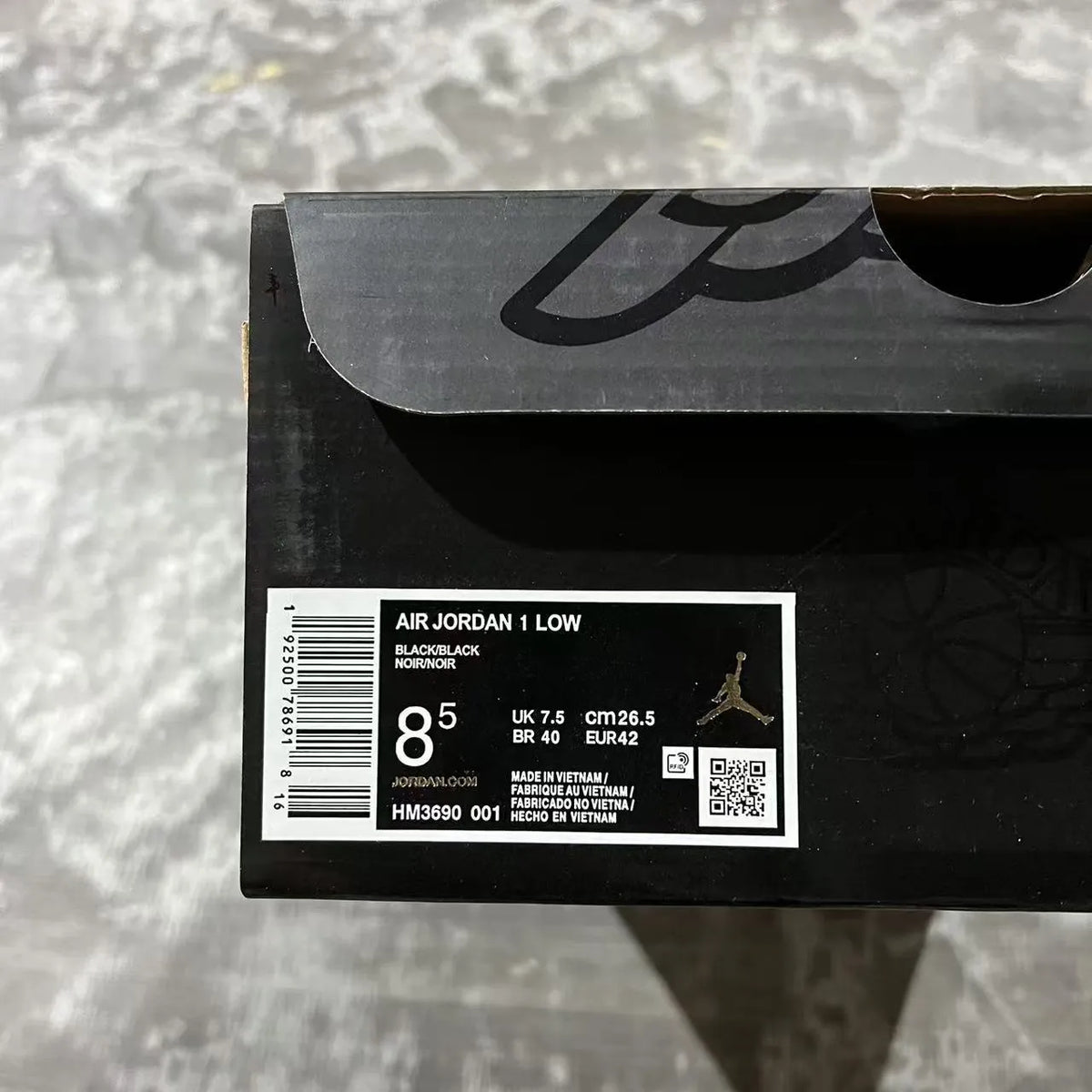 AJ 1 Low Black Cat Shoes Sneakers - nk0004119 image 15