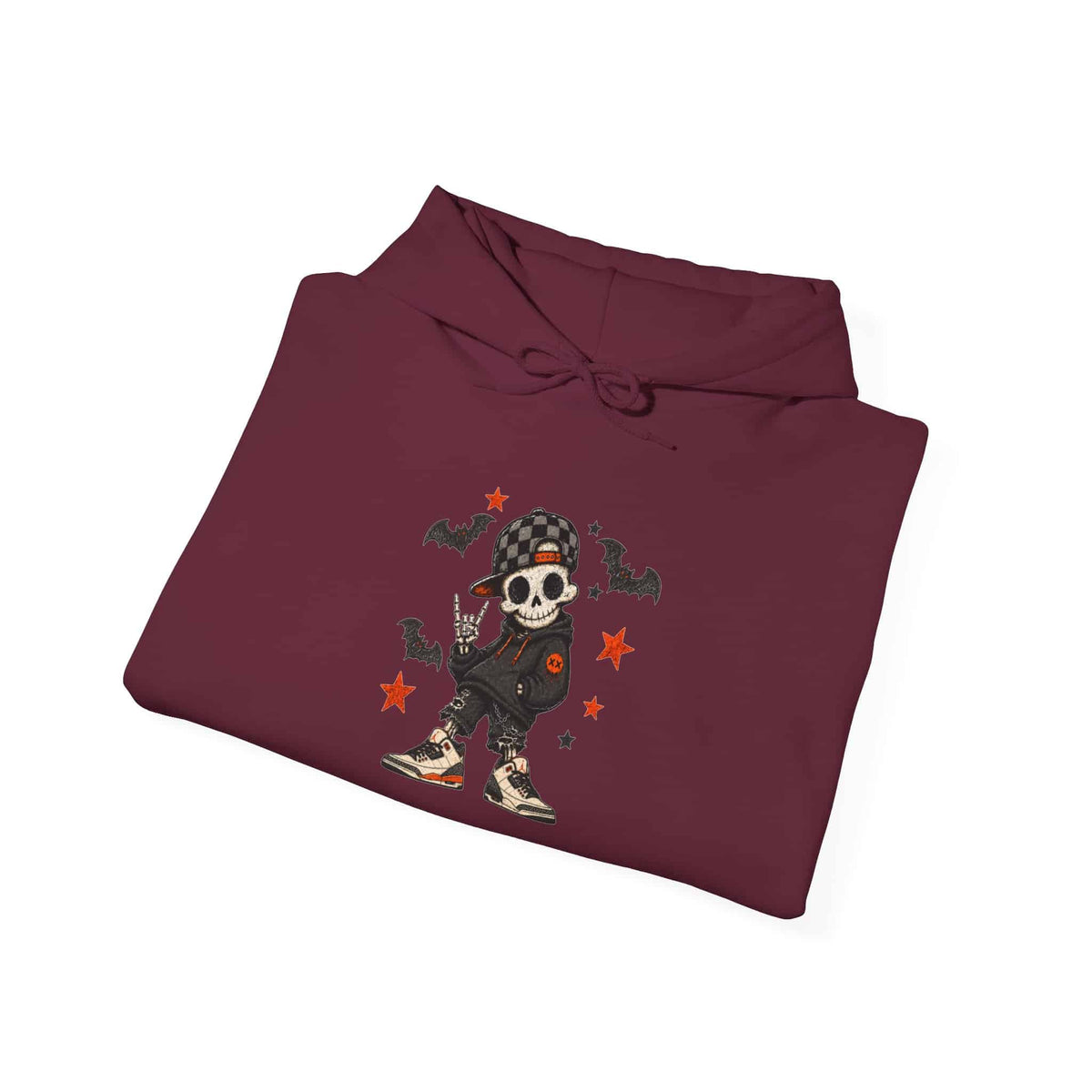 Boy Skeleton Halloween Hooded Sweatshirt image 23