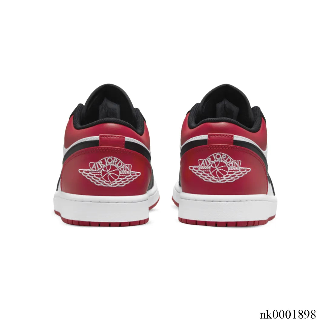 AJ 1 Low Bred Toe Shoes Sneakers - nk0001898 image 4