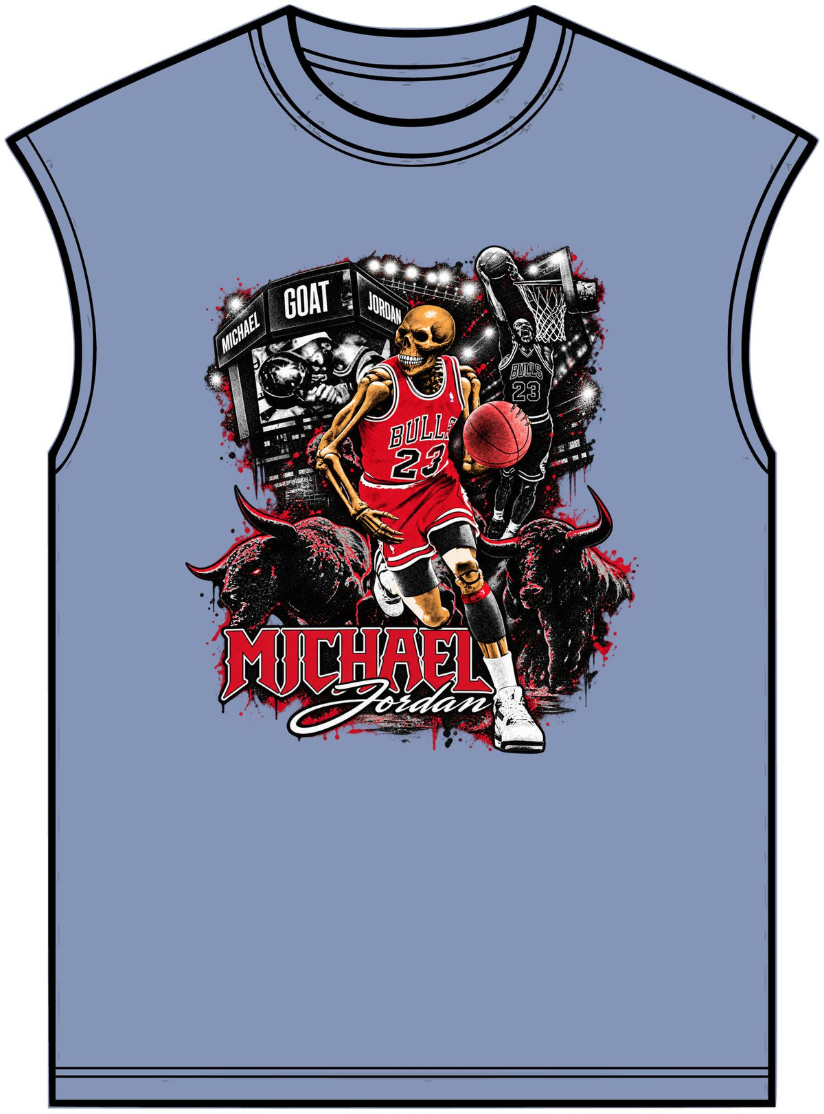 Chicago Legend 23 Unisex Garment-Dyed Muscle Tee image
