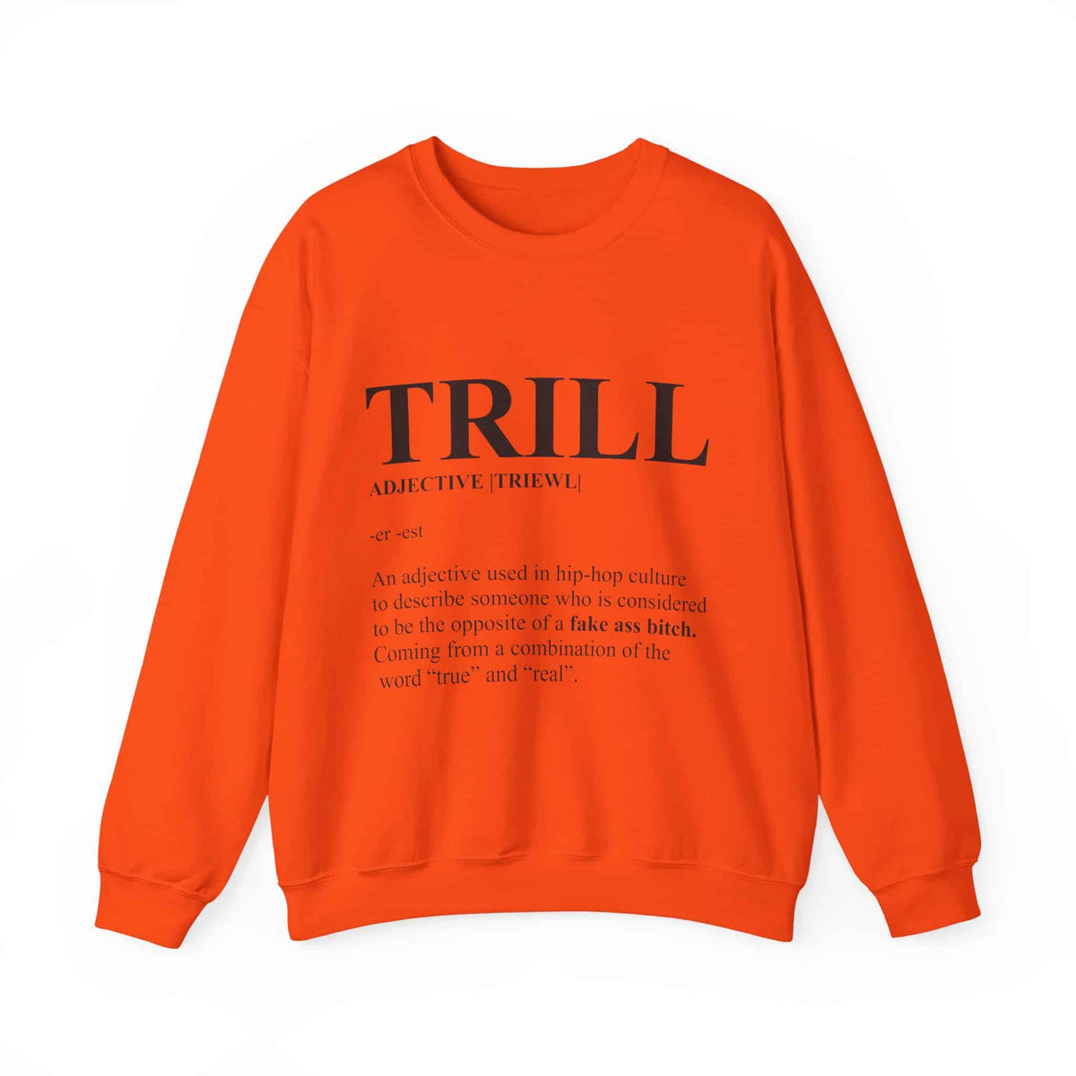 Trill Definition Crewneck Sweatshirt image