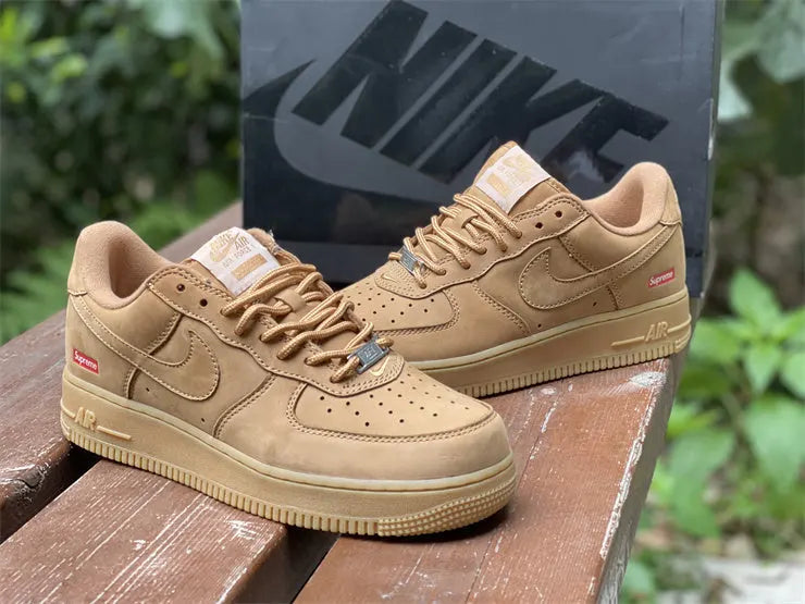 AF 1 Low SP Supreme Wheat Shoes Sneakers - nk0001960 image 4