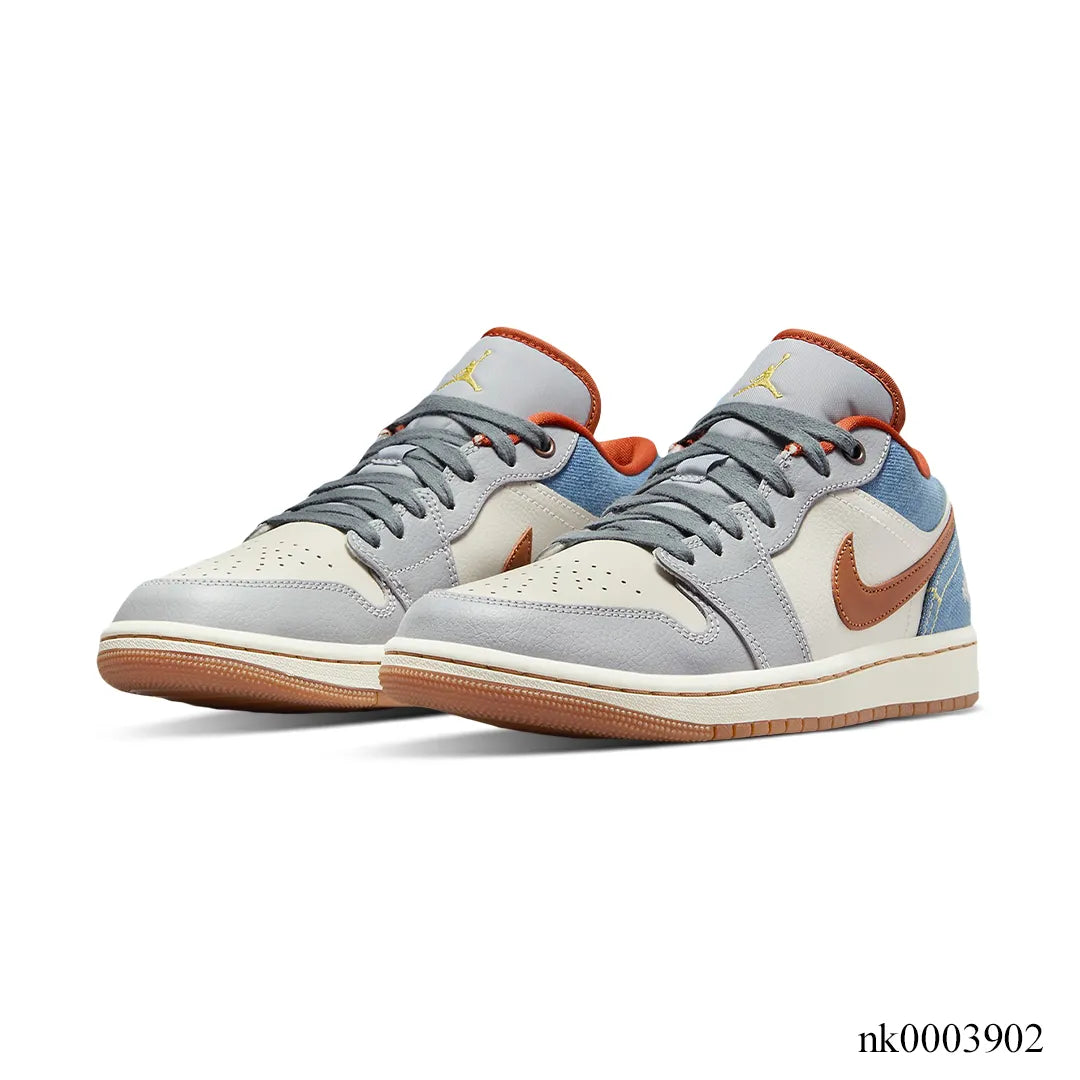 AJ 1 Low Phantom Denim Shoes Sneakers - nk0003902 image 2